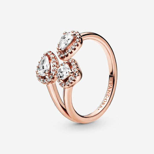 Geometric Shapes Open Ring