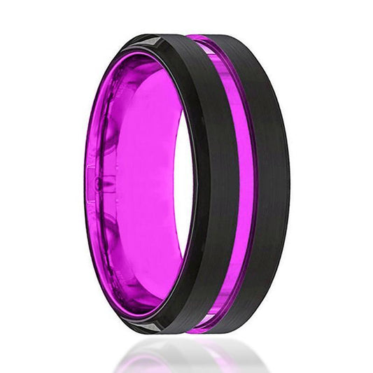 MCLAREN Passionate Purple Tungsten Ring