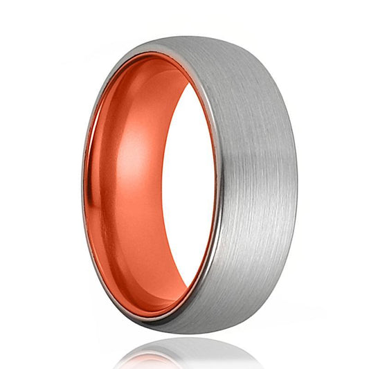 PORSCHE Atomic Orange Silver Brushed Tungsten Brushed