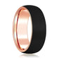 AUDI Rose Gold Tungsten Ring