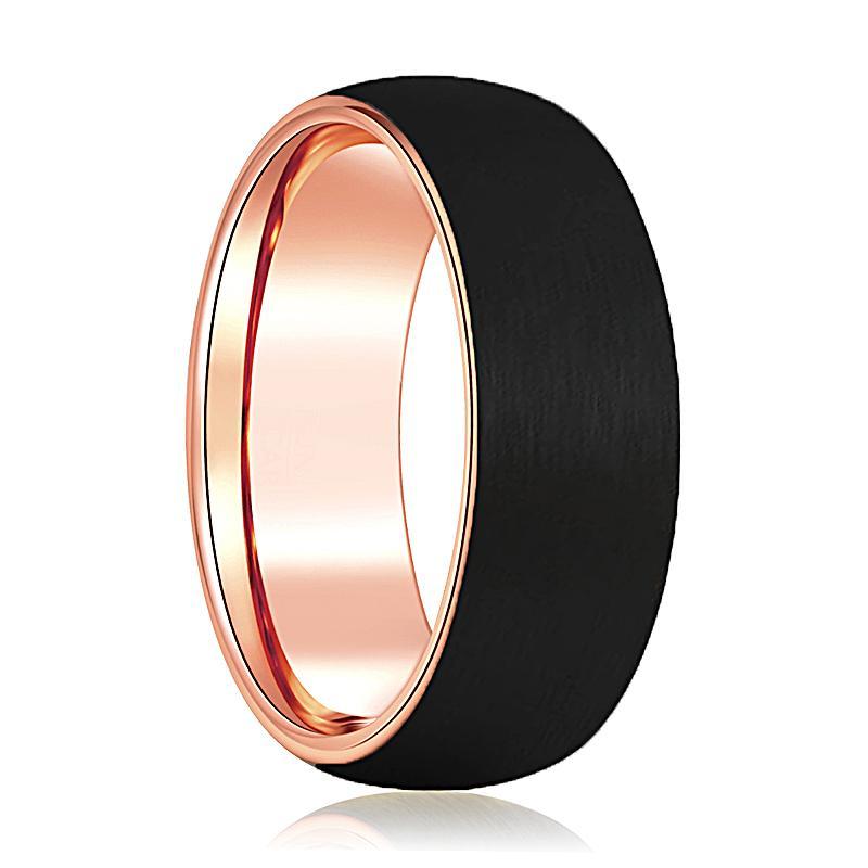 AUDI Rose Gold Tungsten Ring