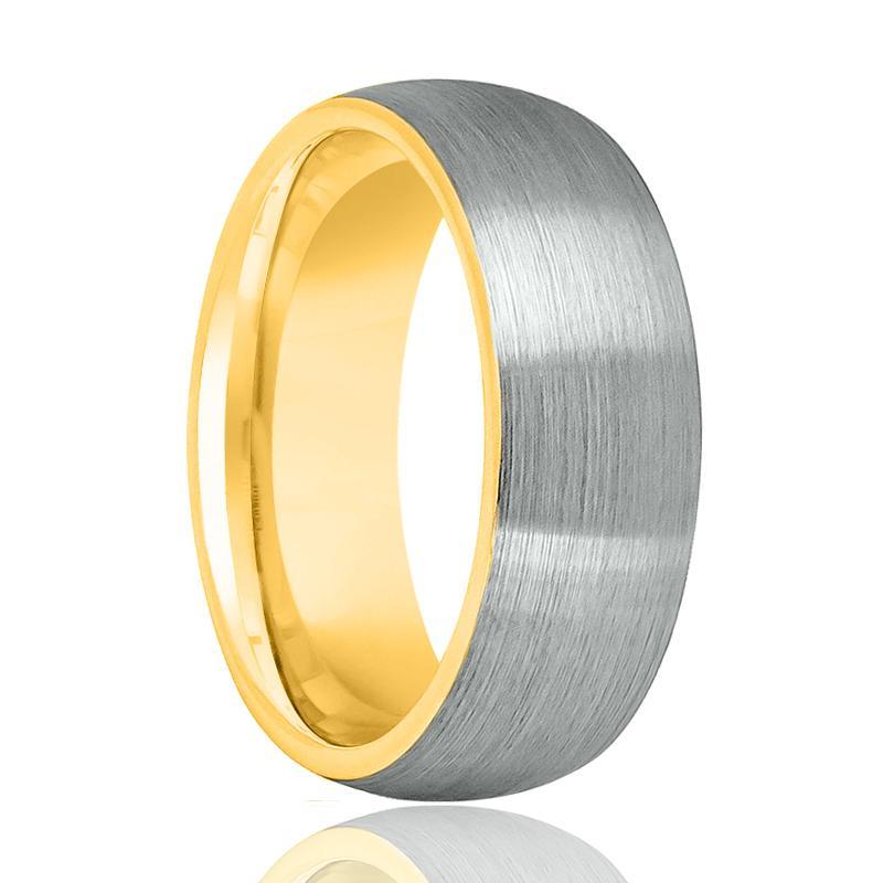 Gold Tungsten Men S Wedding Band Monica Jewelers   1 D65d7651 F75f 43f0 95b6 6f8b653fddd2 