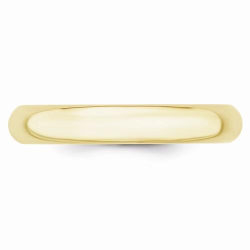 10k Yellow Gold 4mm Standard Comfort Fit Band - AydinsJewelry