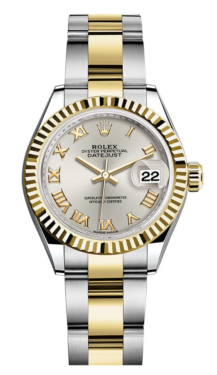 Rolex Lady Datejust 28mm Fluted Two-Tone 279173 SRFO