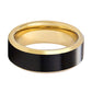 JULIAN Gold & Black Tungsten Wedding Ring