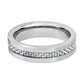 Silver Mens Tungsten Wedding Ring Grey Carbon Fiber Inlay 6mm Tungsten Carbide Wedding Ring
