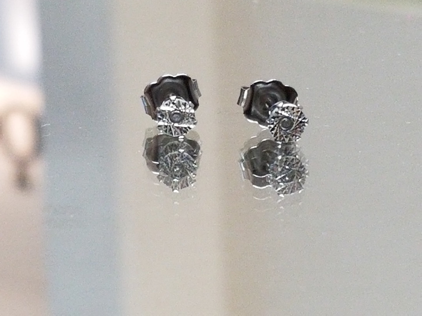 Diamond Stud Earrings $19.99