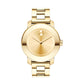 Movado Ladies Bold Stainless Steel gold tone 3600085 36mm