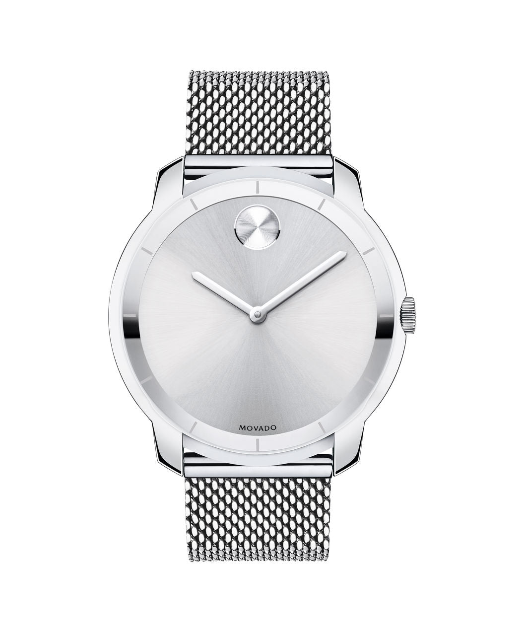 Movado Bold Stainless Steel Mesh Band 3600260 44mm
