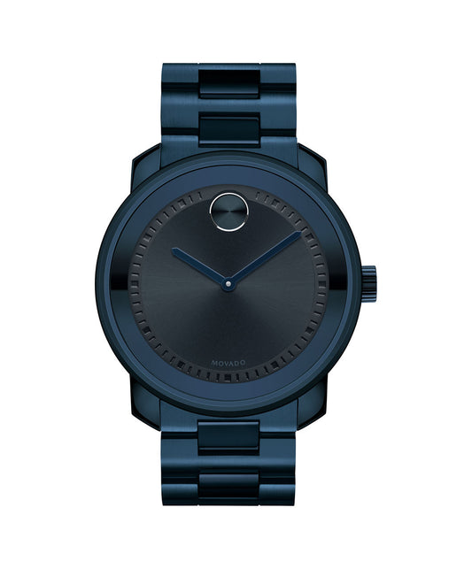 Movado Bold Stainless steel Ink Blue Metalization 42.5mm 3600296
