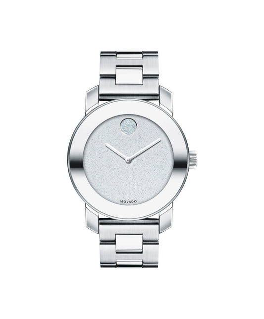 Movado Bold 36mm Stainless Steel With Glitter Dial 3600334