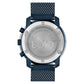 Movado Bold 44mm Blue Ion Plated Stainless Steel Mesh Band 3600403