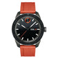 Movado Bold Stainless steel case on Orange silicone strap 43.5mm 3600453