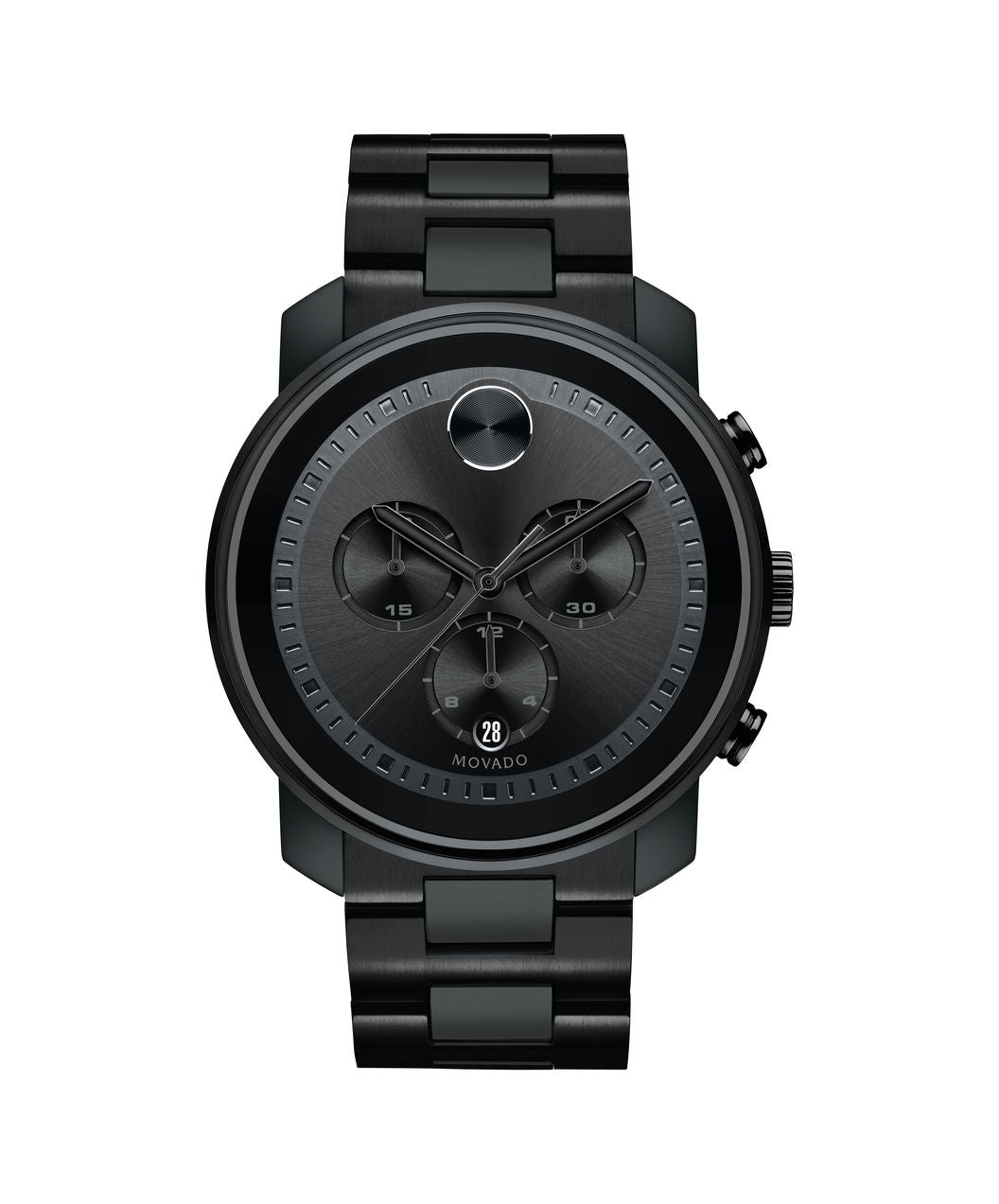 Movado Bold Stainless Steel Black  3600472 44mm