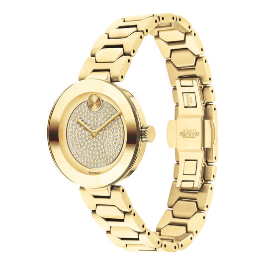 Movado bold clearance gold womens