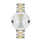 Movado Bold 34mm Two Tone Pale Yellow Gold Ion Plated Stainless Steel 3600548