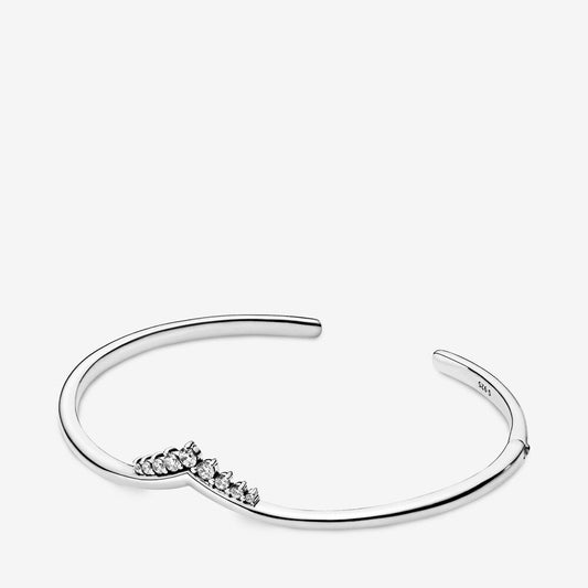 Tiara Wishbone Open Bangle