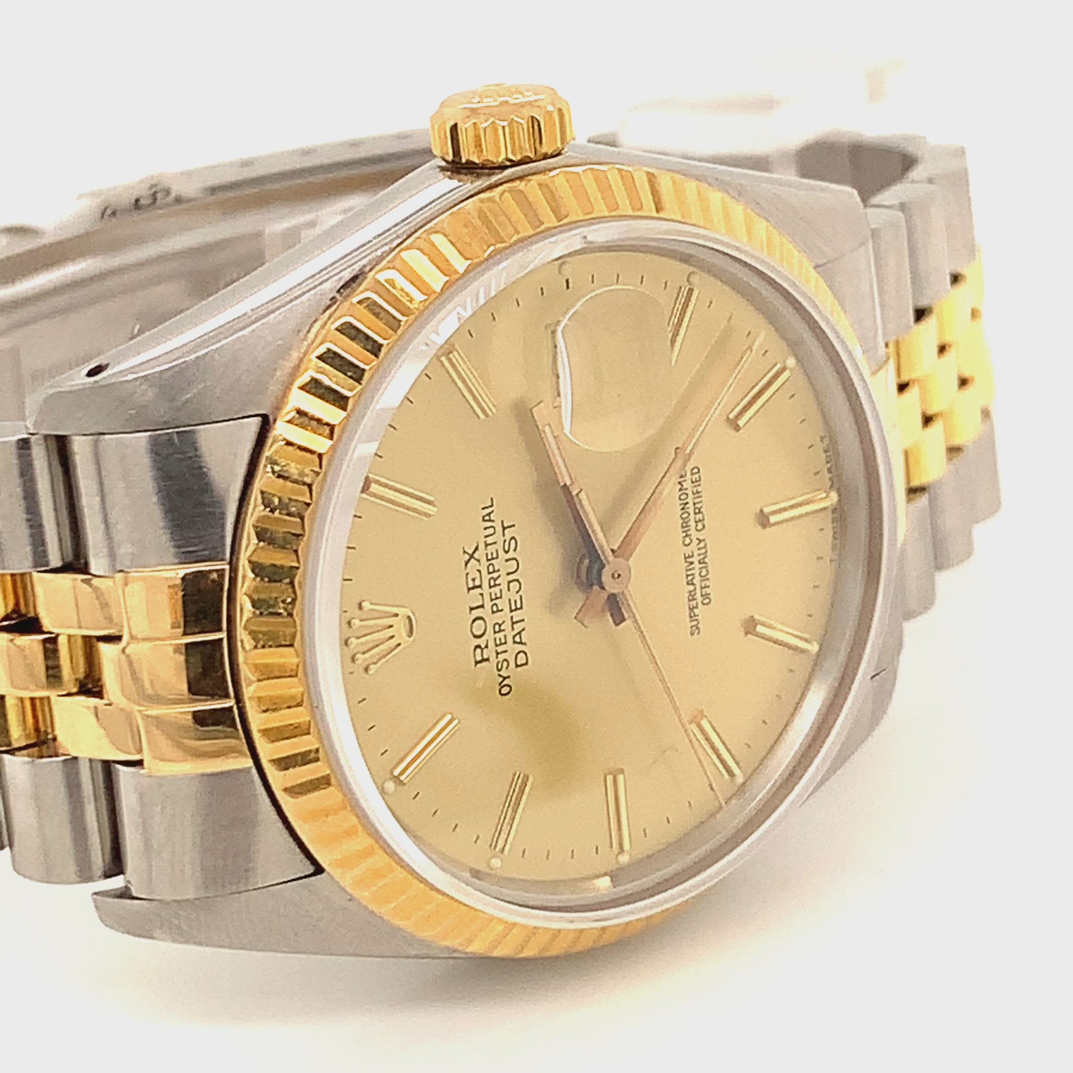 Rolex Datejust 18k/SS 16013 with papers