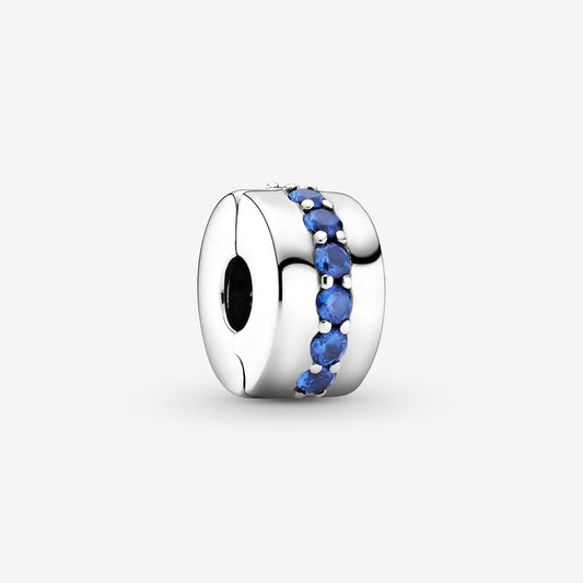 Blue Sparkle Clip Charm