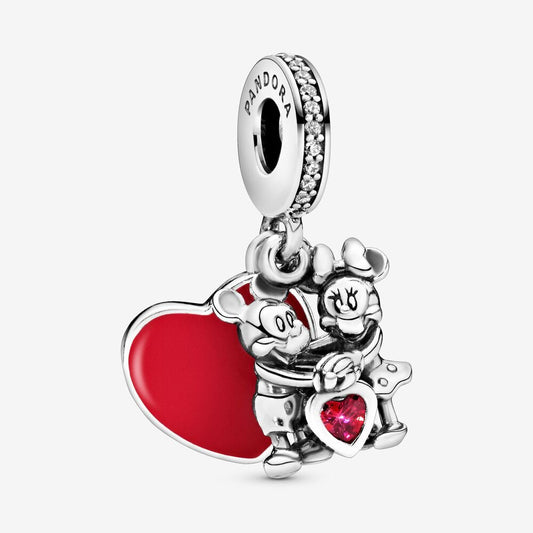 Disney Mickey Mouse & Minnie Mouse Love Dangle Charm