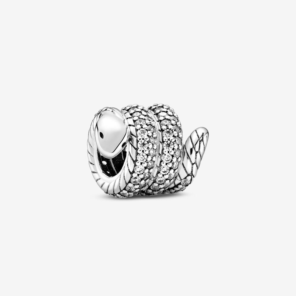 Sparkling Wrapped Snake Charm – Monica Jewelers