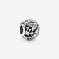 Sparkling Round Openwork Charm