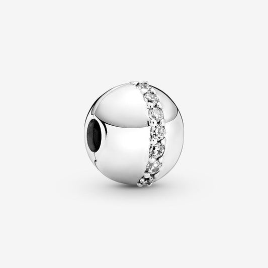 Sparkling Line Clip Charm