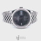 Rolex Datejust 18k/SS 36mm Wimbledon Slate Dial Jubilee  Bracelet Men's Watch 126234