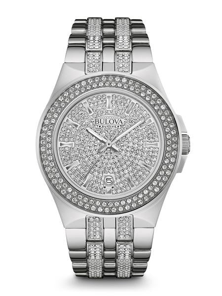 Bulova Swarovski Crystal watch 96b235