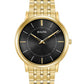 Bulova Classic Stainless steel With Gold Tone Black Dial - 97A127