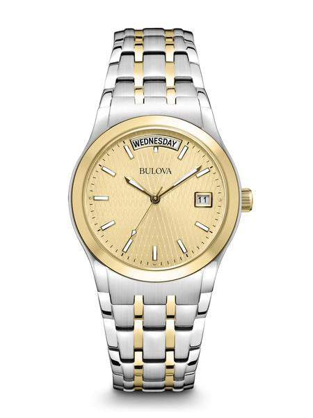 Bulova Day Date two tone 98c60