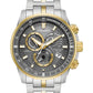 Citizen Eco-Drive watch PCAT Perpetual chrono AT two tone gray dial AT4124-51H