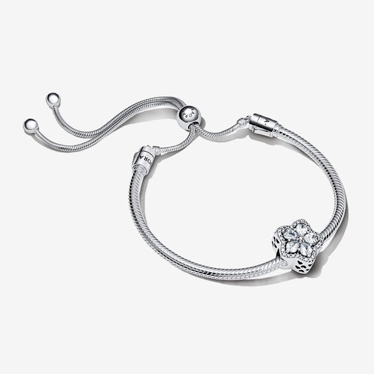 Sparkling Snowflake Sliding Bracelet Set
