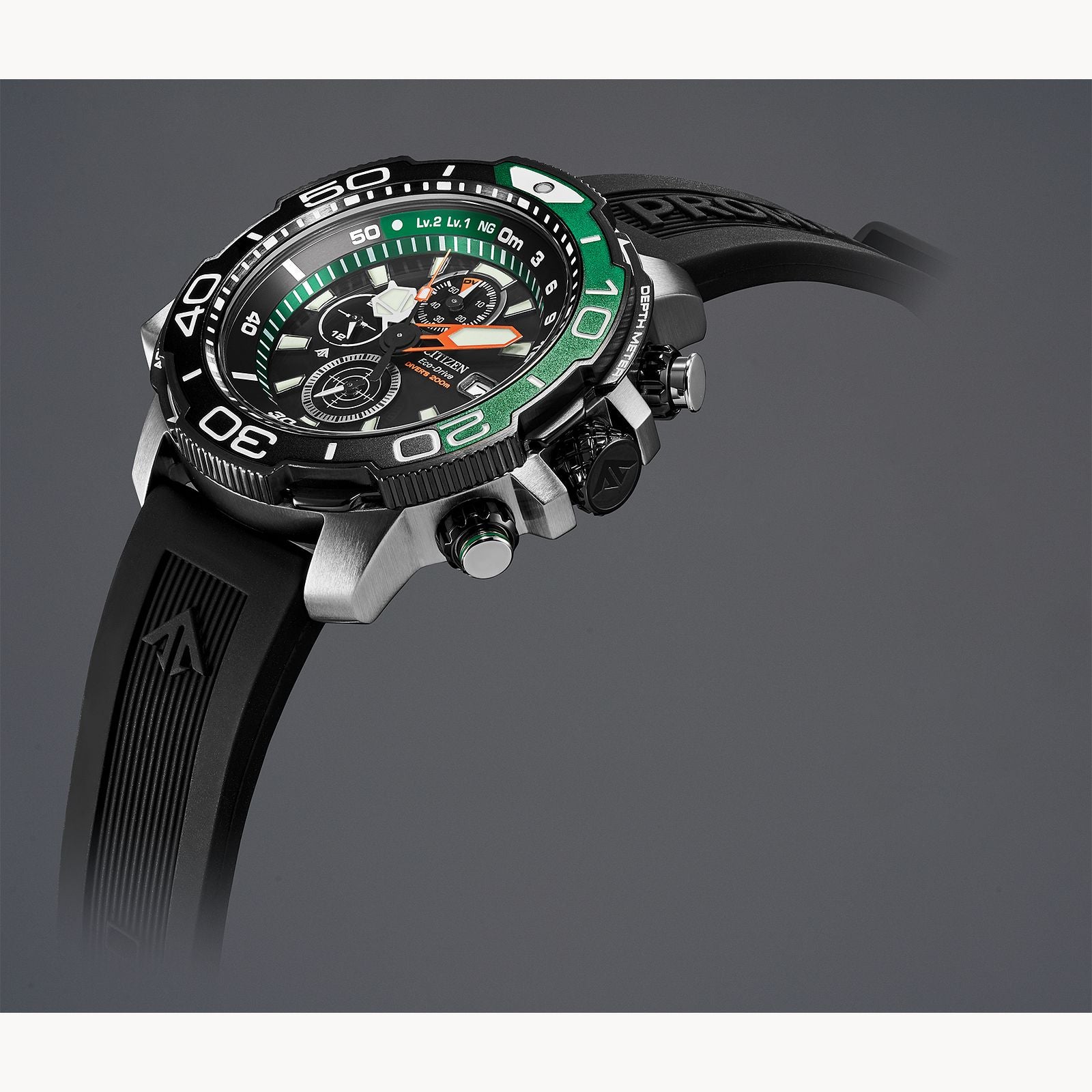 CITIZEN Launches PROMASTER Eco-Drive Aqualand 200m Professional Diver's  Watches with Light-Powered Eco-Drive Technology and an Analog Depth Meter |  CITIZEN WATCH Global Network