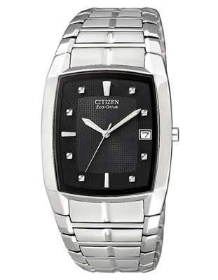Citizen Eco Drive Stainless Steel Black dial BM6550-58E
