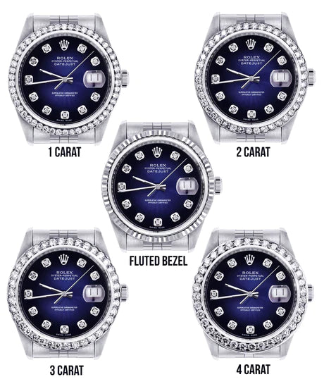 Womens Rolex Datejust Watch 16200 | 36Mm | Blue Dial | Jubilee Band