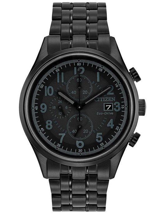 Citizen Eco Drive Chandler Black on Black CA0625-55E