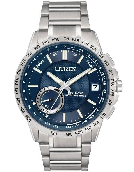Citizen Satelite wave world time GPS CC3000-89L