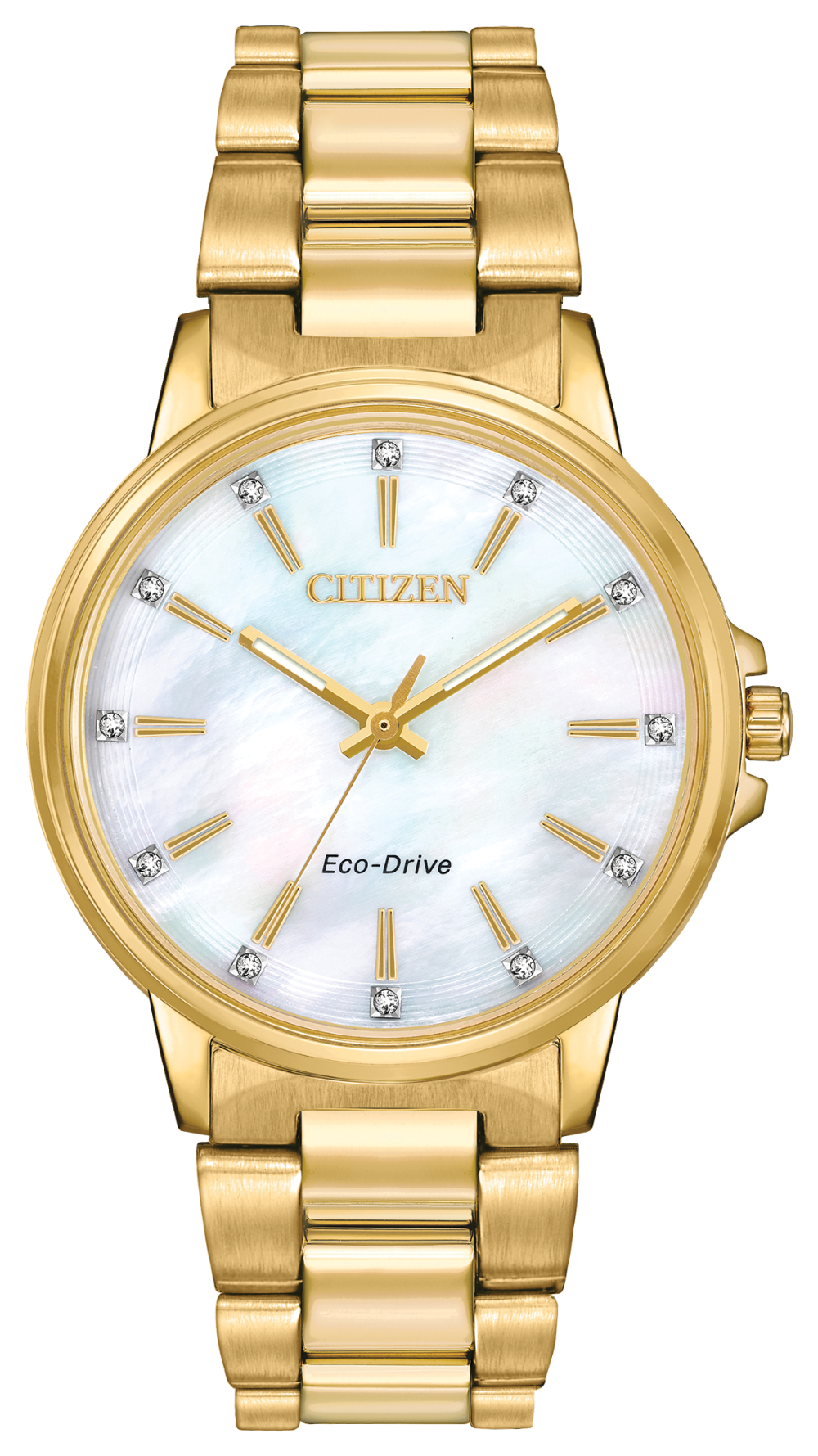 Citizen Women's Eco-Drive Stainless Gold tone FE7032-51D  Chandler