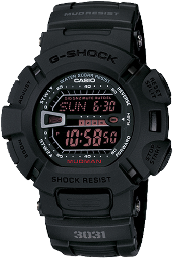 Casio Men's G-Shock Military Concept Black Digital Watch G9000MS-1CR