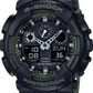 GA100L-1A Black and Green Gshock