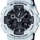 G-Shock GA-100 Military Series Watches - White/One GA100L-7A