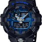 G-Shock Men's Analog-Digital Black Resin Strap Watch 54mm GA710-1A2