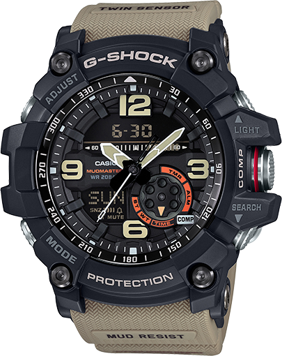 Casio G-SHOCK MASTER OF G MUDMASTER Watch (GG-1000-1A5) - Military Beige