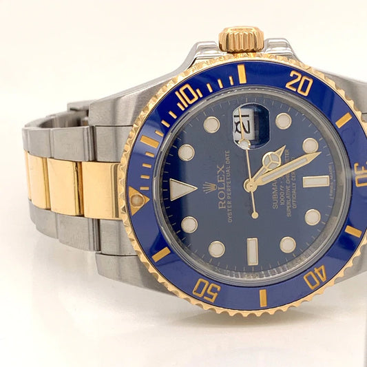 116613 18k Stainless Steel Submariner 40mm Blue Dial Ceramic