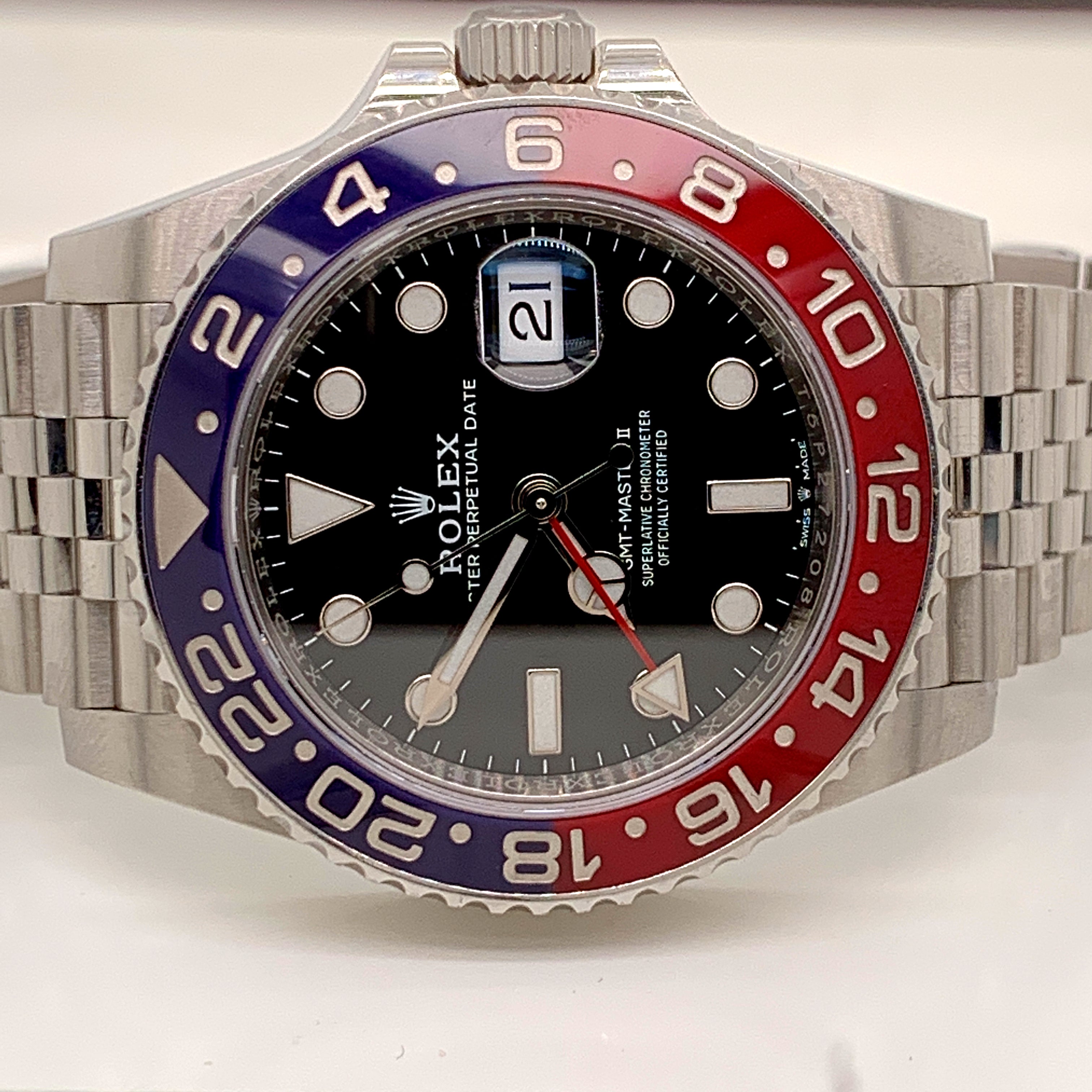 Rolex GMT Master II Pepsi 40mm Mens Watch 126710BLRO