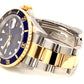 Rolex 16613 18k Stainless Steel Submariner 40mm Blue Dial
