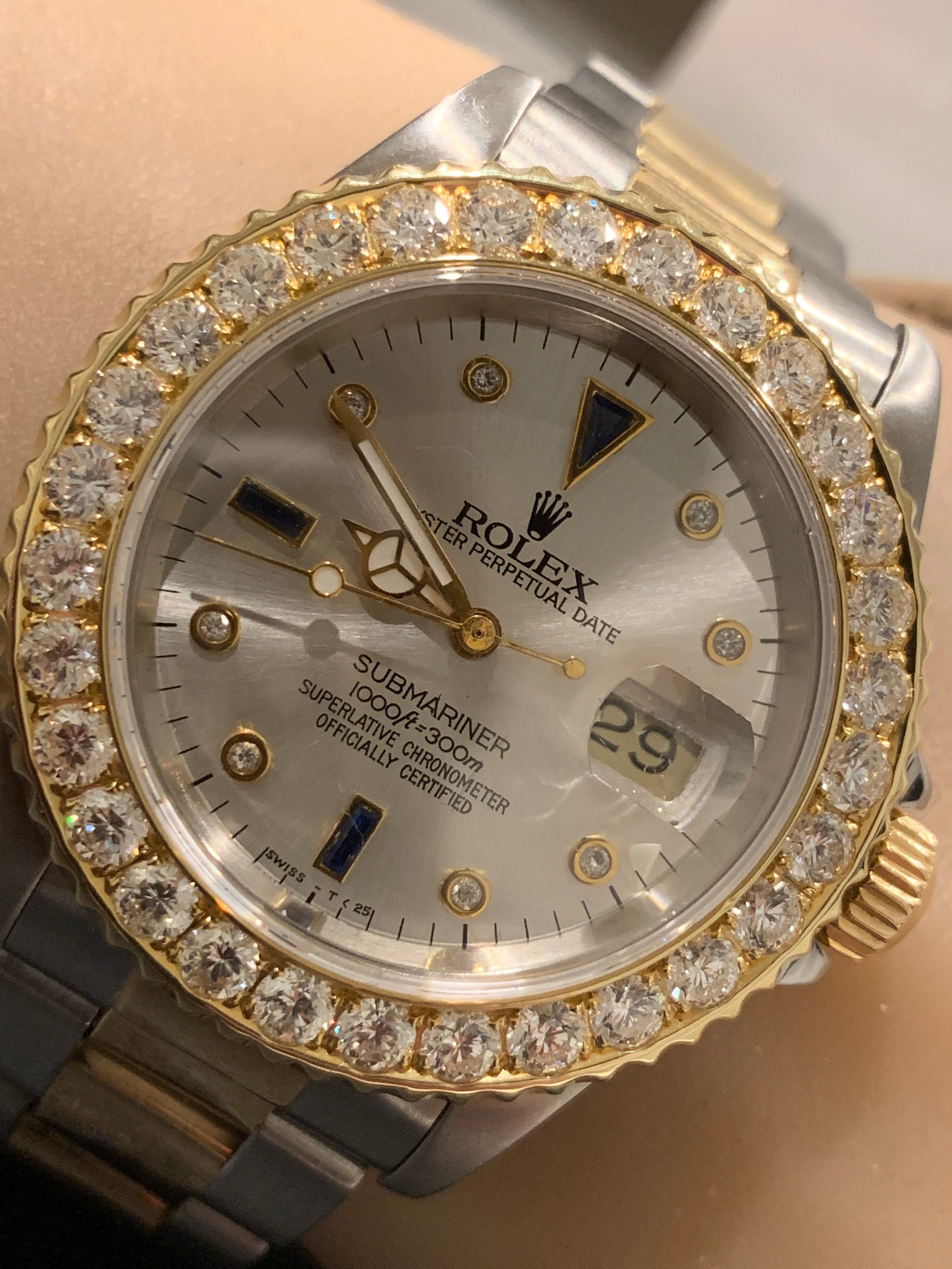 40mm 2024 diamond bezel