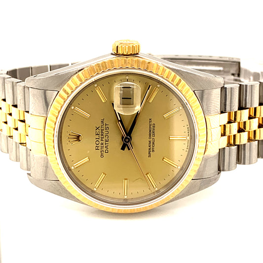 Rolex Datejust 18k/SS 16013
