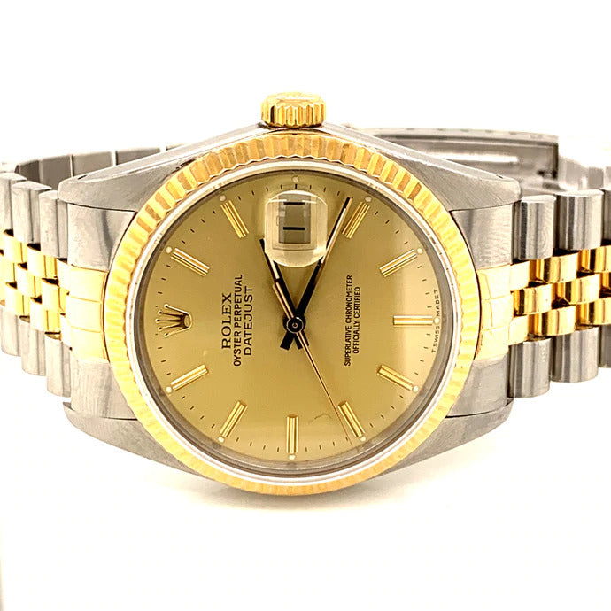 Rolex Datejust 18k/SS 16013 with papers